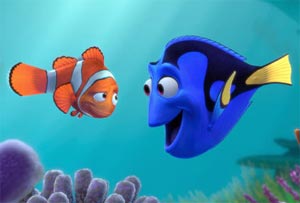 Nemo - desene animate - planse de colorat